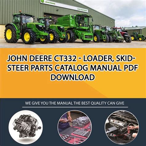 john deere ct332 skid steer service manual|ct 322 parts diagram.